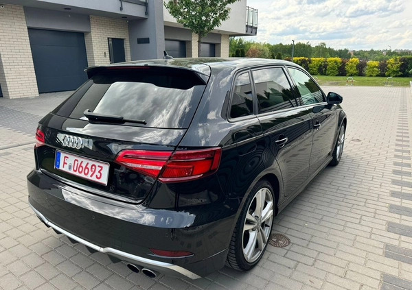 Audi S3 cena 126900 przebieg: 68000, rok produkcji 2018 z Częstochowa małe 172